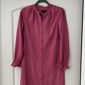 J. Crew Pink Midi Dress